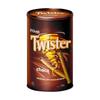 Delfi Twister Chocolate Wafer Roll with Cream, 320g, Clear view 1