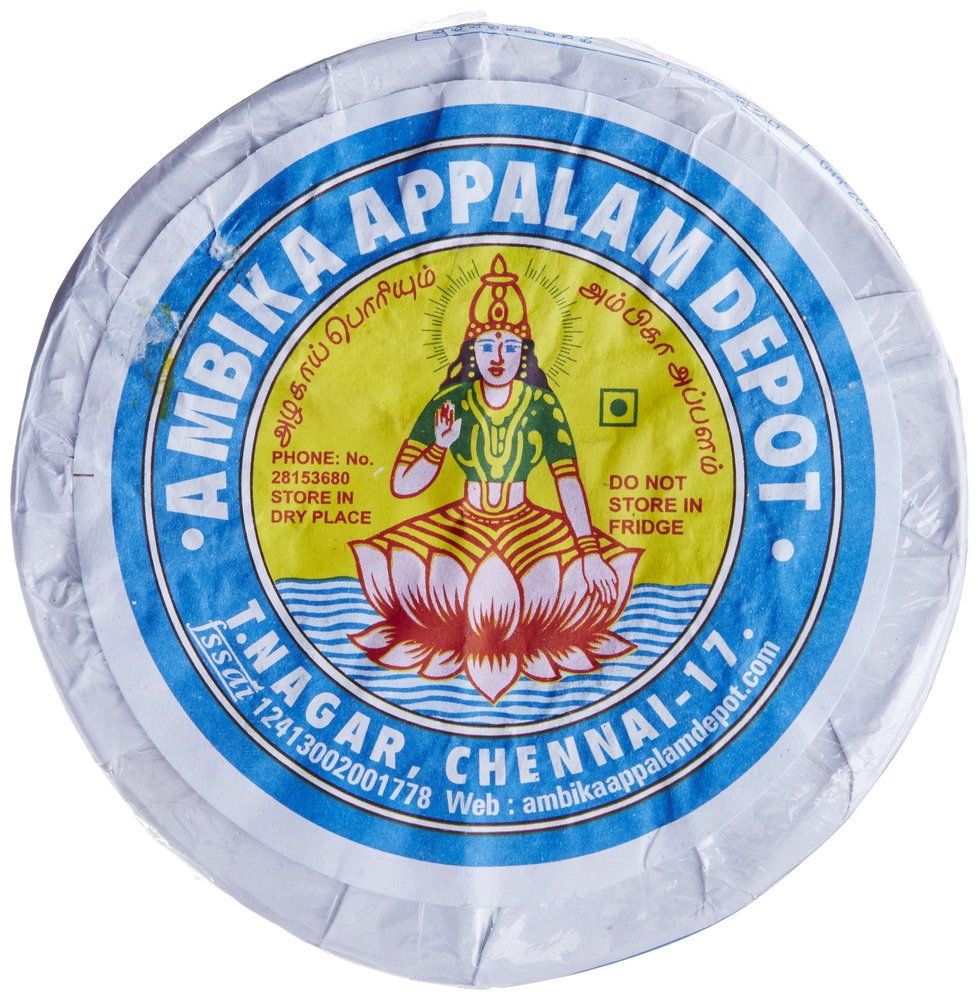 Ambika Appalam No.1, 50 Nos, 5.5-inch Papad 325g