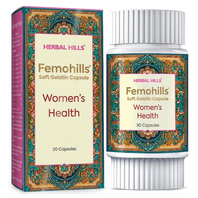Herbal Hills Femohills for Women's Health (30 Capsule Single Pack)