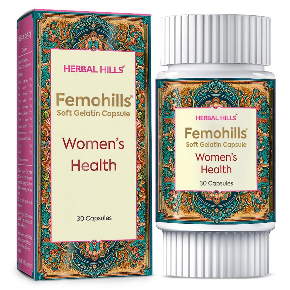 Herbal Hills Femohills for Women's Health (30 Capsule Single Pack)