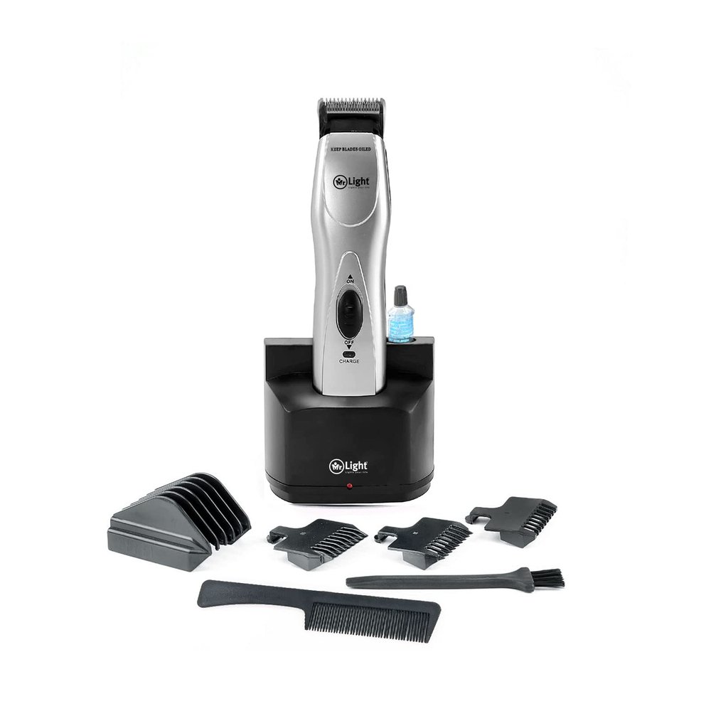 MR Plus Men Light Rechargeable Cordless Hair Trimmer, Silver