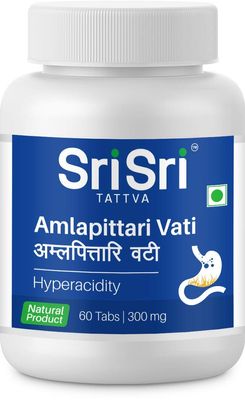 Sri Sri TATTVA shuddhta ka naam Amlapittari Vati 300Mg, 60Tab