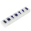 Chef Craft 42015 Jumbo Pill Organizer, Clear, 4-Pack view 2