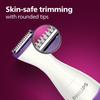 Philips Body Trimmer For Women,Skin Safe With Rounded Tips,2In1 Trim Or Shave,Hair Removal For Intimate Areas,Arms,Legs & Body,No Skin Irritation,Travel Friendly I2 Year Warranty-BRT383/15,Multicolor view 2