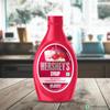 HERSHEY'S Strawberry Flavored Syrup | Delicious Strawberry Flavor | 600 G Bottle, Liquid view 3