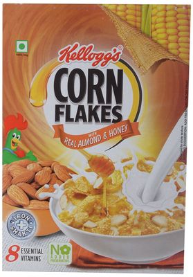 Kellogg's Corn Flakes with Real Almond and Honey, 130g