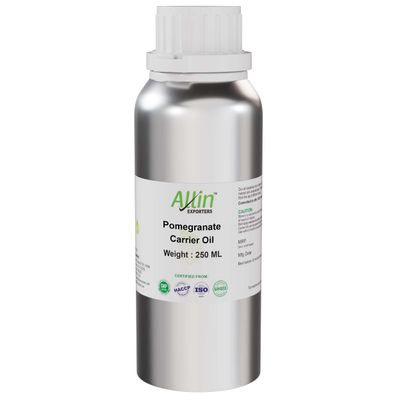 Allin Exporters Pomegranate Oil 100% Pure, Undiluted Therapeutic Grade for Skin Care & Hair Care - 250 ml