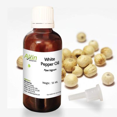 Allin Exporters White Pepper Oil Pure & Undiluted Therapeutic Grade for Aromatherapy Skin & Hair Care - 50 ML