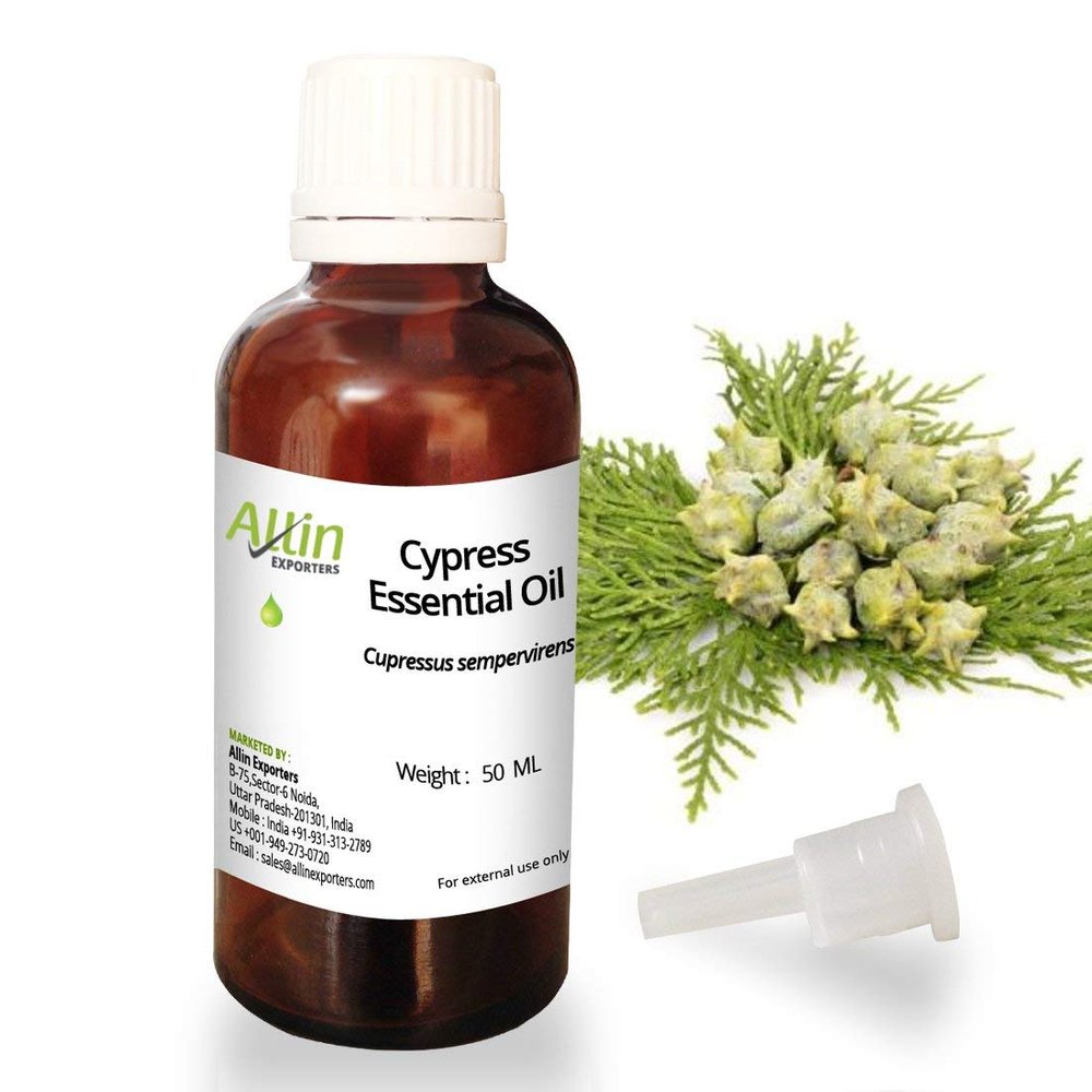 Allin Exporters Cypress Essential Oil Pure Natural, Undiluted 50ml