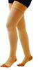 Comprezon Cotton Class I Lycra Medical Compression Stockings for Varicose Veins | Class 1 Mid Thigh Length | Compression Socks for Men and Women | Varicose Veins Stockings (Small) view 1