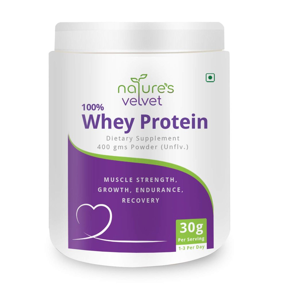100% Whey Protein for Fitness and Strength, 400 gms - Pack of 1