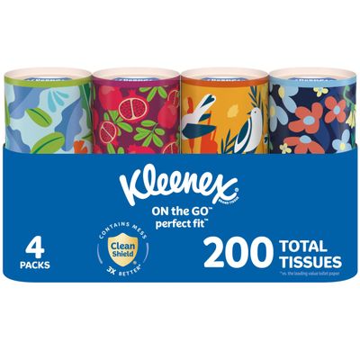 Kleenex Perfect Fit, 50 Count, (4 pack) -