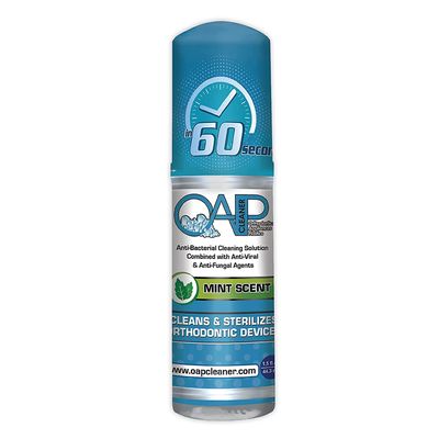 OAP Cleaner - Cleans and Sterilizes Removeable Dental and Ortho Appliances - Foam