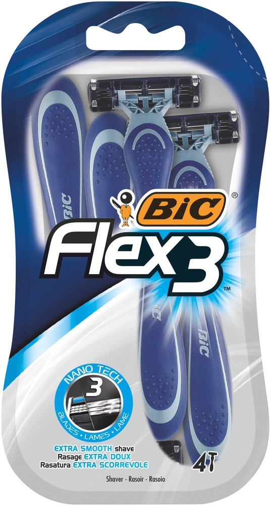 BIC Flex 3 Comfort Men's Razors 4 Pack
