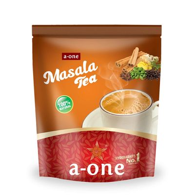 A-One Masala Tea 100% Natural Masala Flavoured Tea 250 gms (Pack of 4)