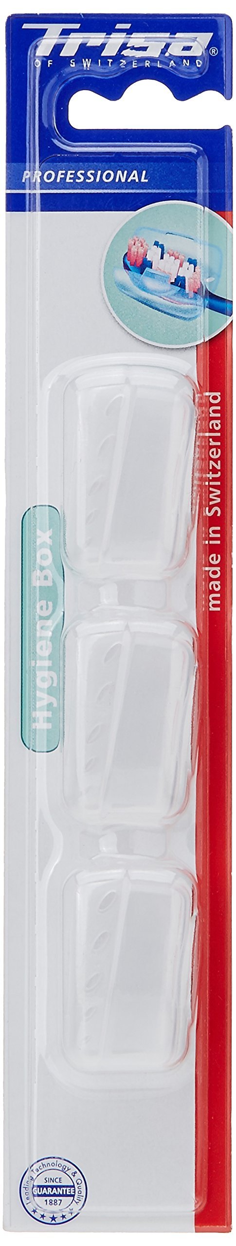 Trisa Hygiene Box for toothbrush Head (3Pcs)