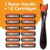 BIC Hybrid 3 Comfort Disposable Razor, Men, 12-Count view 4