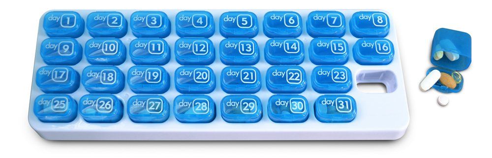 31 Day Monthly Pill Organizer Pods by Pill Thing