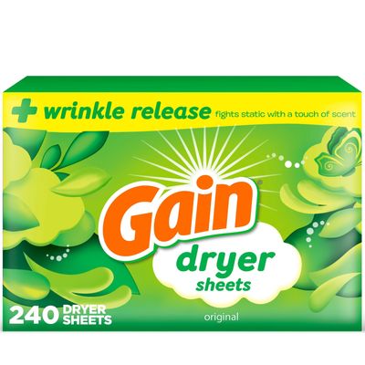 Gain Dryer Sheets, Original, 240 Count