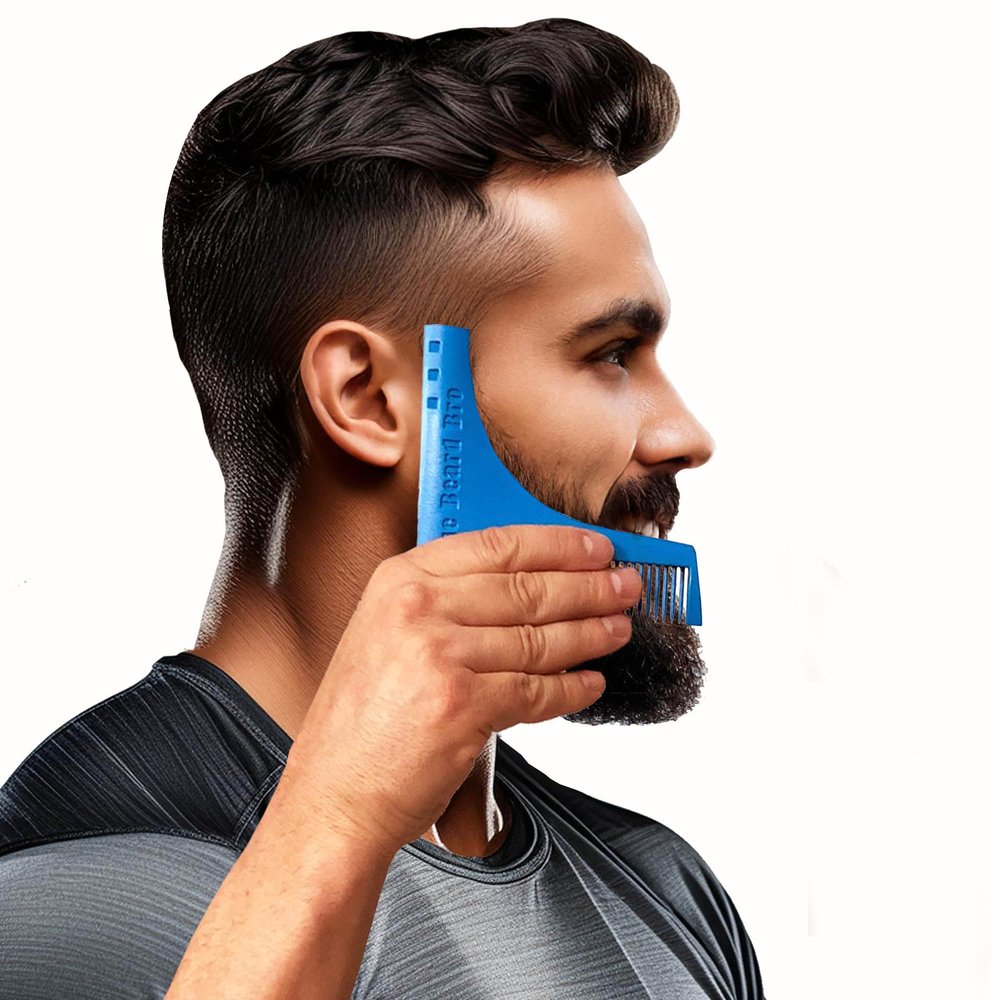 The Beard Bro- Beard Shaping Tool for Perfect Lines & Symmetry