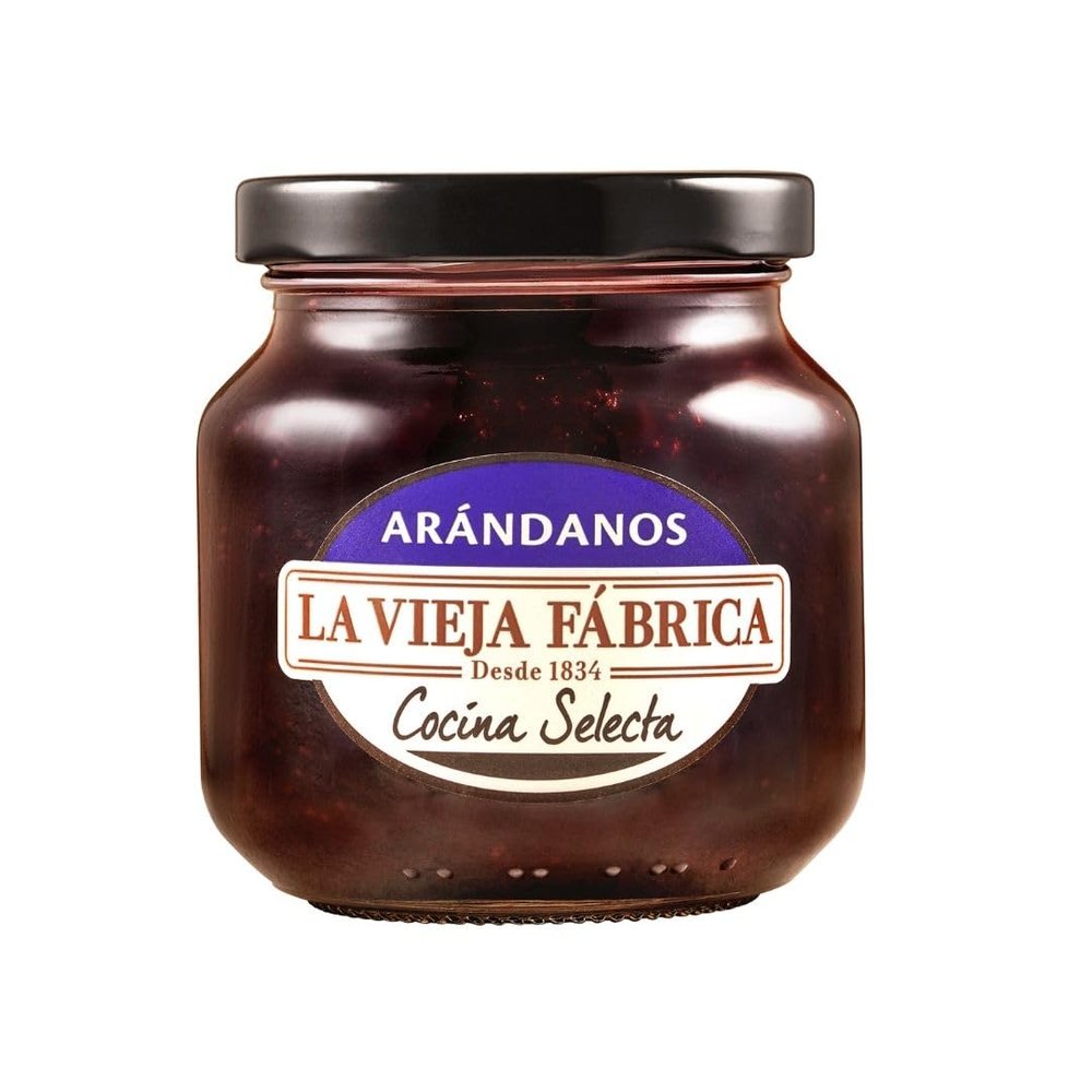 La Vieja Fabrica Blueberry Mermelada Fruit Spread, Select Cuisine,Fruit Spread Gluten Free, 280G