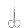 3.5 , Mirrored : Precision 3.5" Rounded Nose Hair Trimmer Safety Scissors - Round Tip for Ear, Eyebrow, Beard & Mustache Trimming view 2