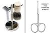 3.5 , Mirrored : Precision 3.5" Rounded Nose Hair Trimmer Safety Scissors - Round Tip for Ear, Eyebrow, Beard & Mustache Trimming view 3