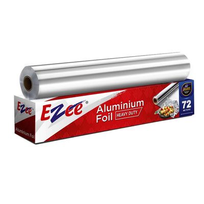 Ezee Silver Aluminium Foil 72 Meters 14 Microns | Parchment & Wrapping Paper | Perfect for Cooking, Baking, Packing and Serving Foods