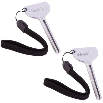 2pcs of Color Tube Squeezer Keys, Salon Metal Color and Toothpaste Tube Squeezers