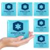 3x3 Gel Pack Reusable Hot or Cold Boo boo Ice Packs for First Aid by IceWraps (6 Pack, Blue) view 1