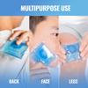 3x3 Gel Pack Reusable Hot or Cold Boo boo Ice Packs for First Aid by IceWraps (6 Pack, Blue) view 4