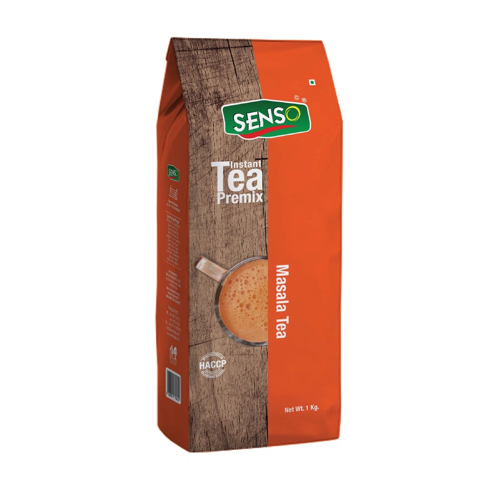 Senso Masala Chai Instant Tea Premix 1kg - Premium Chai with 100% Natural Spices | Strong Chai | Premium Powder | Desi Chai | Readymade Tea | Premix Tea Masala (Pack of 1)