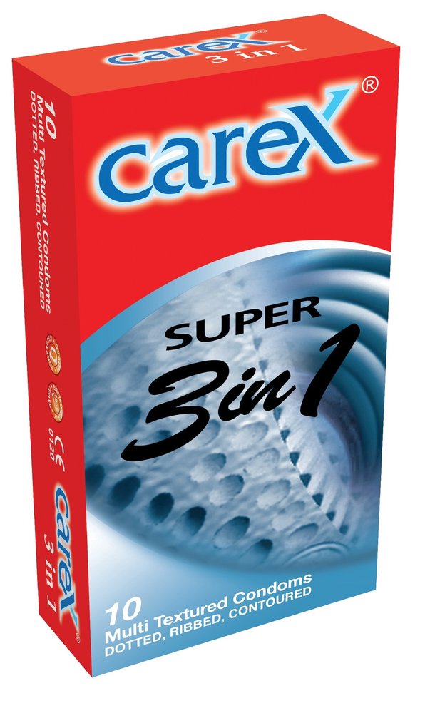 Carex Condoms -3 in 1 (Karex, Malaysia) 1 x 10s