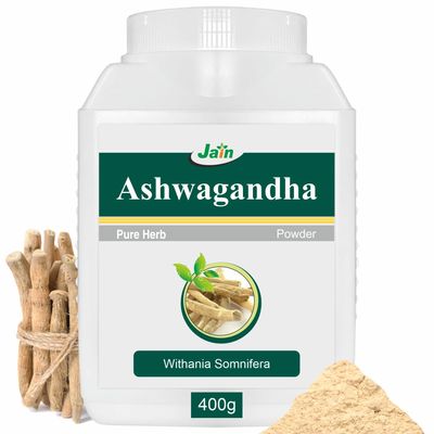 Jain Ashwagandha (Withania somnifera) Powder - 400 g