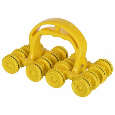 Aarogya Mandir Multiplex Magnetic Ring Wheel Massager (Yellow)