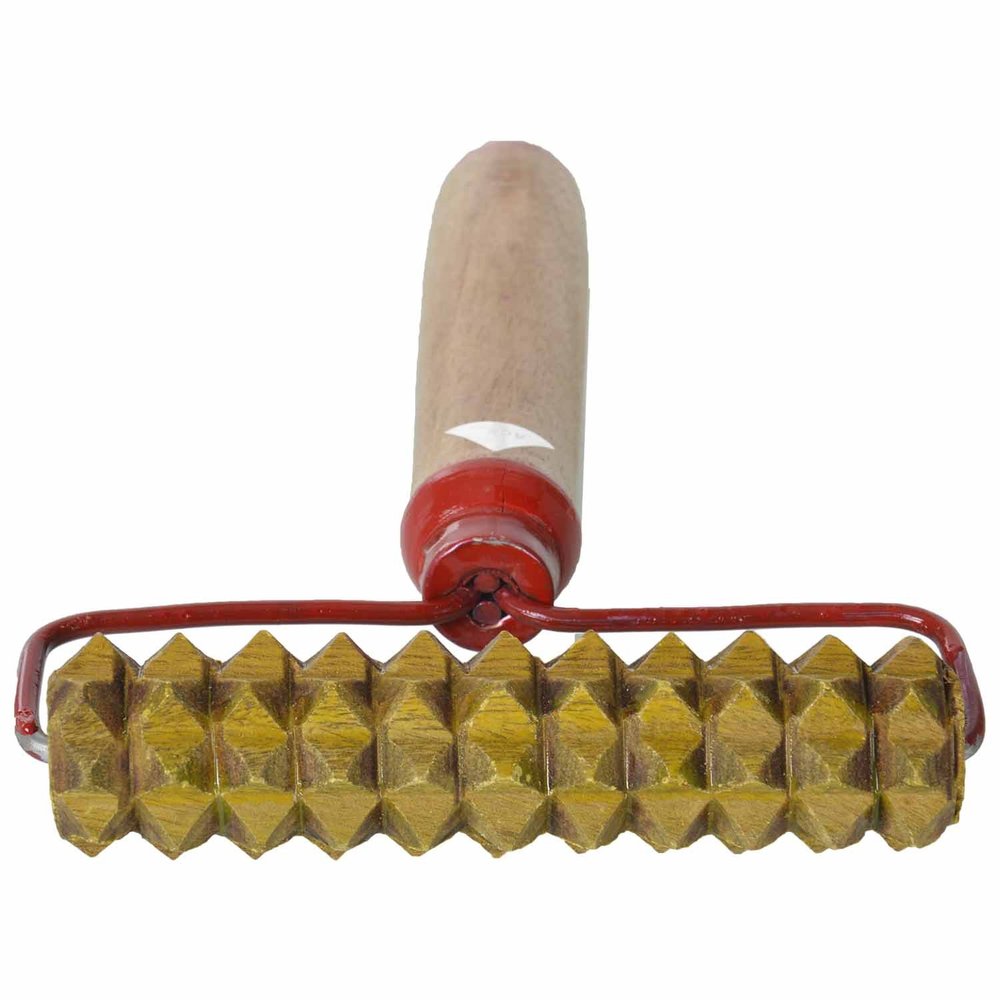 Aarogya Mandir Energy Roll Handle Wooden (Natural)