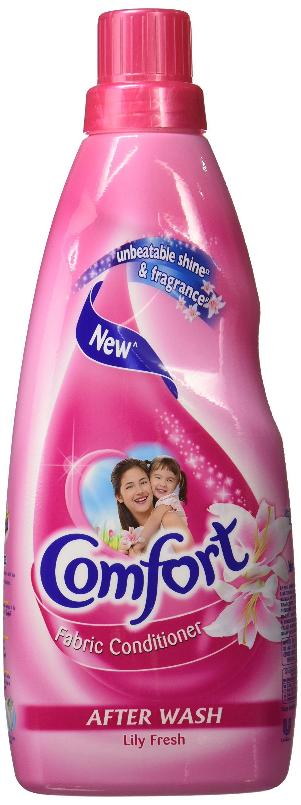 Comfort After Wash Lily Fresh Fabric Conditioner (Fabric Softener) - For Softness, Shine And Long Lasting Freshness, 860 ml