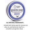 Taconic+Shave Barbershop Quality Lavender Shaving Soap With Antioxidant Rich Hemp Seed Oil view 4