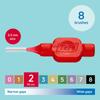 TePe Interdental Brush- Red (8 Pieces/Packet) view 2