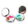 gopillable Kaleidoscope Pattern Pill Box; Red, Green, Blue, and Orange for Pocket or Purse view 2