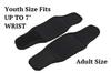 2x Adjustable Neoprene Wrist Support WristBands SIZE Men Women Youth Kid 360 COMFORT FIT Youth Teal view 3