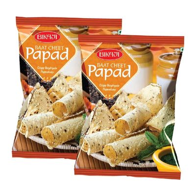 Bikaji Papad Baat Cheet , (400 gm x 2)