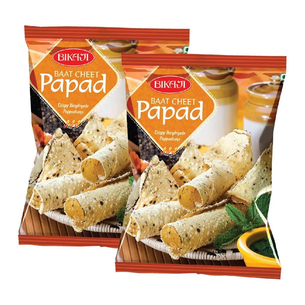 Bikaji Papad Baat Cheet , (400 gm x 2)