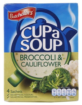 Batchelors Cup a Soup - Creamy Cauliflower and Broccoli, 101g Carton