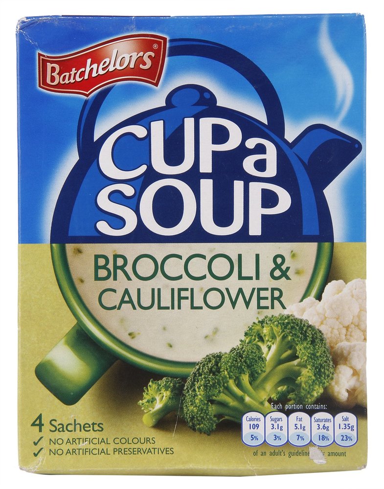 Batchelors Cup a Soup - Creamy Cauliflower and Broccoli, 101g Carton