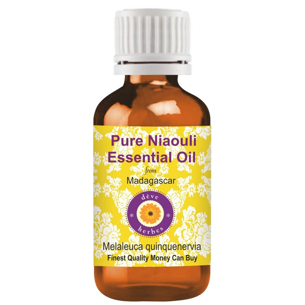 Deve Herbes Niaouli Essential Oil (Melaleuca quinquenervia) Pure | Non-Sticky | Non-greasy | Lightweight | Men & Women | All Skin Types | Steam Distilled 30ml
