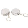 yueton Pack of 2 Pillbox Keychain,key Chain Pill Case Container, Portable Keyring Round Pill Box/storage Box view 3