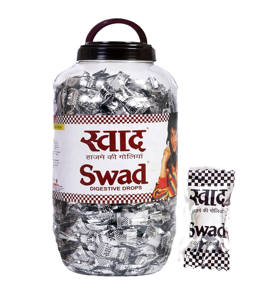 Swad Digestive Chocolate Candy Jumbo Big Jar | 750 Toffees
