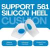Aktive Support 561 Silicon Heel Cushion - Large (White) view 2