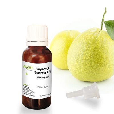 Allin Exporters Bergamot Essential Oil Undiluted & Pure Therapeutic Grade for Skincare Hair Nourishment & Aromatherapy Uplifts Mood (15ml)